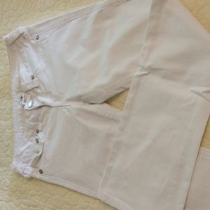 True Religion White Boot Cut Jeans
